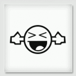 Stickers SMILE BOUCHE OREILLE 2 Stickers SMILE BOUCHE OREILLE 2