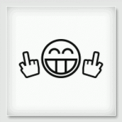 Stickers SMILE FUCK Stickers SMILE FUCK