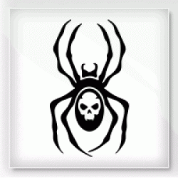 Stickers TRIBAL SPIDER 4 Stickers TRIBAL SPIDER 4
