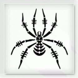 Stickers TRIBAL SPIDER 5 Stickers TRIBAL SPIDER 5