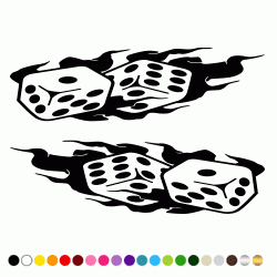 Stickers DECO FLAMME 004 Stickers DECO FLAMME 004