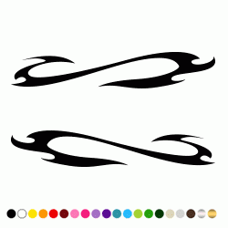Stickers DECO FLAMME 007 Stickers DECO FLAMME 007