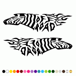 Stickers DECO LATERAUX ZEBRE Stickers DECO LATERAUX ZEBRE