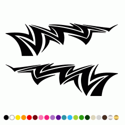 Stickers DECO LATERAUX TRIBAL 4 Stickers DECO LATERAUX TRIBAL 4