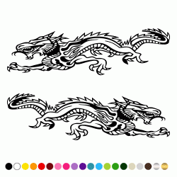 Stickers DECO LATERAUX DRAGON Stickers DECO LATERAUX DRAGON