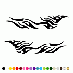 Stickers DECO FLAMME 013 Stickers DECO FLAMME 013