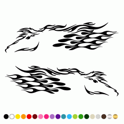 Stickers DECO FLAMME 016 Stickers DECO FLAMME 016