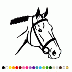 Stickers TETE DE CHEVAL Stickers TETE DE CHEVAL