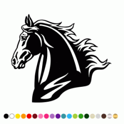 Stickers TETE DE CHEVAL 2 Stickers TETE DE CHEVAL 2