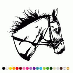 Stickers TETE DE CHEVAL 4 Stickers TETE DE CHEVAL 4