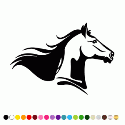 Stickers TETE DE CHEVAL 7 Stickers TETE DE CHEVAL 7