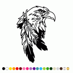Stickers TETE AIGLE 2 Stickers TETE AIGLE 2