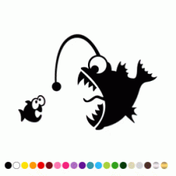 Stickers POISSON LANTERNE Stickers POISSON LANTERNE