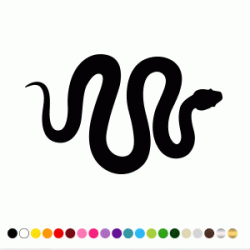 Stickers SERPENT SILHOUETTE 1 Stickers SERPENT SILHOUETTE 1