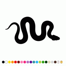 Stickers SERPENT SILHOUETTE 3 Stickers SERPENT SILHOUETTE 3