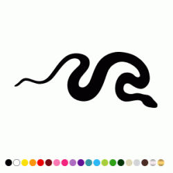 Stickers SERPENT SILHOUETTE 4 Stickers SERPENT SILHOUETTE 4