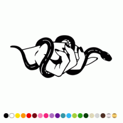 Stickers SERPENT SILHOUETTE 5 Stickers SERPENT SILHOUETTE 5