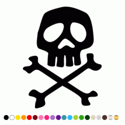 Stickers LOGO SKULL ALBATOR Stickers LOGO SKULL ALBATOR