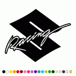 Stickers S SUZUKI RACING Stickers S SUZUKI RACING