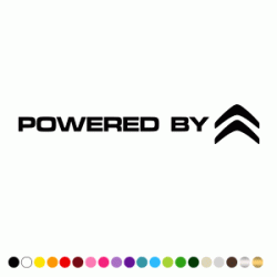 Stickers POWERED BY CITROEN Stickers POWERED BY CITROEN