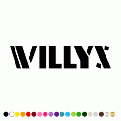 Stickers WILLYS Stickers WILLYS