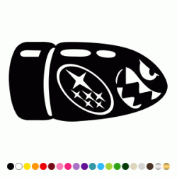 Stickers BULLET SUBARU RIGHT Stickers BULLET SUBARU RIGHT