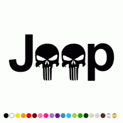 Stickers JEEP PUNISHER Stickers JEEP PUNISHER