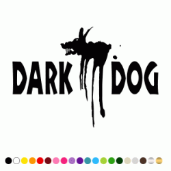 Stickers DARK DOG 3 Stickers DARK DOG 3