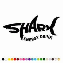Stickers SHARK ENERGY DRINK Stickers SHARK ENERGY DRINK