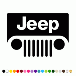Stickers LOGO JEEP FACE Stickers LOGO JEEP FACE