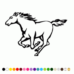 Stickers CHEVAL GALLOPER Stickers CHEVAL GALLOPER