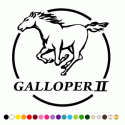 Stickers LOGO GALLOPER 2 Stickers LOGO GALLOPER 2