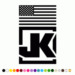 Stickers JK AMERICAN FLAG Stickers JK AMERICAN FLAG