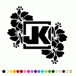 Stickers JK HIBISCUS Stickers JK HIBISCUS