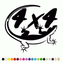 Stickers GECKO 4X4 Stickers GECKO 4X4