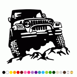 Stickers 4X4 JEEP MONTAGNE Stickers 4X4 JEEP MONTAGNE