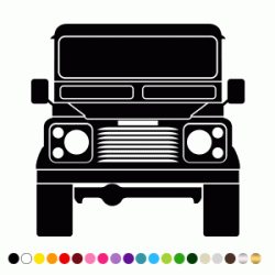 Stickers LAND ROVER SILHOUETTE Stickers LAND ROVER SILHOUETTE