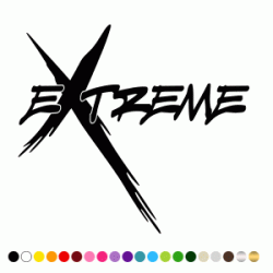 Stickers LETTRAGE EXTREME DESIGN Stickers LETTRAGE EXTREME DESIGN