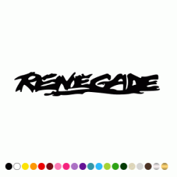 Stickers RENEGADE 4 Stickers RENEGADE 4