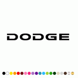 Stickers LETTRAGE DODGE 2 Stickers LETTRAGE DODGE 2