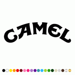 Stickers LETTRAGES CAMEL CURVE Stickers LETTRAGES CAMEL CURVE