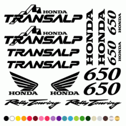 Stickers Kit Honda TRANSALP 650 Stickers Kit Honda TRANSALP 650
