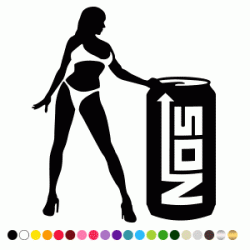 Stickers SEXY GIRL NOS Stickers SEXY GIRL NOS