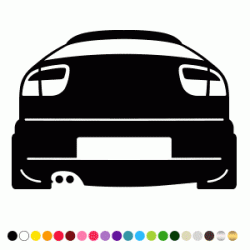 Stickers SEAT LEON 1 BACK VIEW Stickers SEAT LEON 1 BACK VIEW