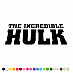 Stickers THE INCREDIBLE HULK Stickers THE INCREDIBLE HULK