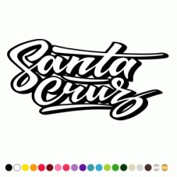Stickers SANTA CRUZ SCRIPT 2 Stickers SANTA CRUZ SCRIPT 2