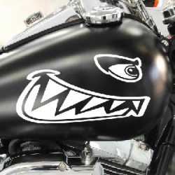 Stickers DENTS DE REQUIN NEGATIF Stickers DENTS DE REQUIN NEGATIF