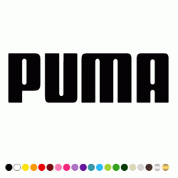 Stickers PUMA LETTRAGES Stickers PUMA LETTRAGES