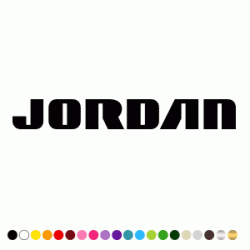 Stickers JORDAN LETTRAGES Stickers JORDAN LETTRAGES