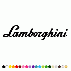 Stickers LAMBORGHINI SCRIPT Stickers LAMBORGHINI SCRIPT